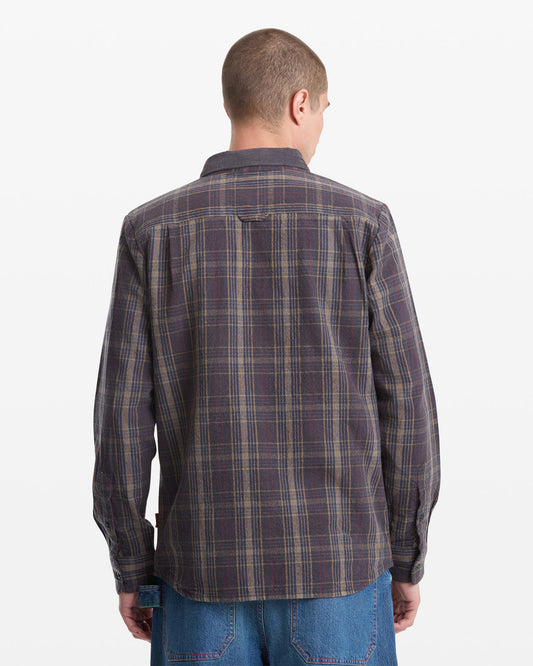 Volcom Men's Stonevise Plaid Long Sleeve