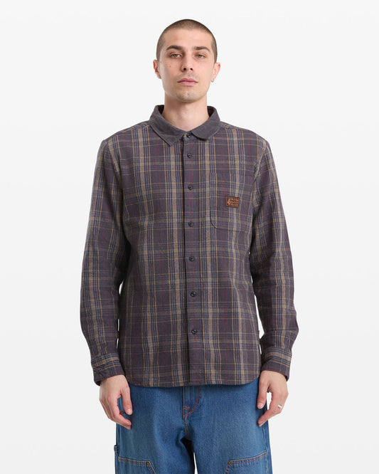 Volcom Men's Stonevise Plaid Long Sleeve